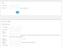 Tablet Screenshot of demo4.affiliate-reporting.com
